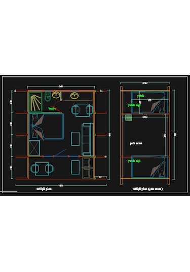 Masifev Stella Bungalov Ahşap Ev 34M2 N11.267