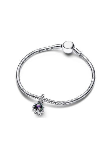 Nur Silver Küçük Denizkızı Ursula Sallantılı Gümüş Charm - NUR-CM00379