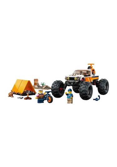 LEGO® City 4x4 Arazi Aracı Maceraları 60387 6+ Yaratıcı Oyuncak Yapım Seti - 252 Parça