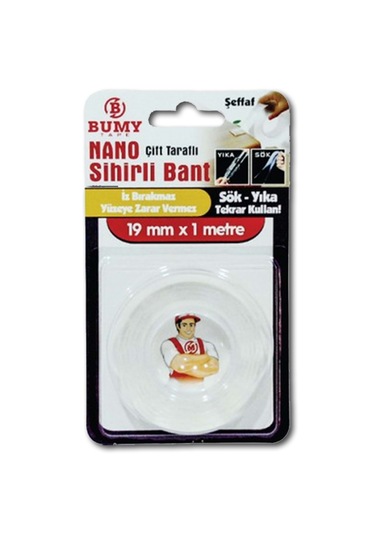 Nano Sihirli Bant 19mm X 1mt Şeffaf