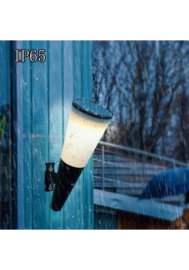 Tongxida Güneş Enerjili Rgb Bahçe Duvar Lambası - Otomatik Aç/kapa, Ip65 Su Geçirmez, 12 Saat Aydınlatma Diğer