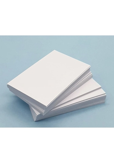 Beyaz Kartvizit Boş Baskısız Kalın Kart 5 X 8 Cm 200 Adet 0,264 Kg