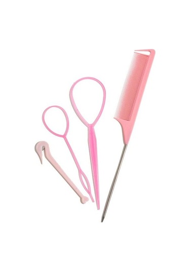 1 Takım Saç Örgü Aracı Katı Klipler Tarak Saç Disk Çizilmez Çekme Pimleri Kadın İçin Set