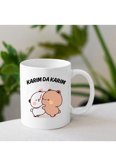 Karım Da Karım Kupa Bardak Dudu Bubu Kupa Beyaz