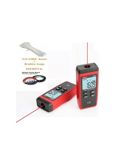 Ut-373 Mini Optik Takometre Temassız Devir Ölçer + Globe