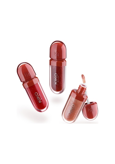 Kiko Flirt Alert Mini Kisses Maxi Shine Kit 3d Hydra Lip Gloss