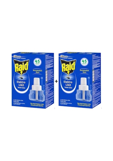 Raid Elektro Likit Yedek Şişe 45 Gece 2 Adet