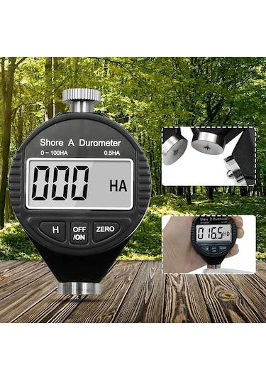 Pazly Elektronik Dijital Sertlik Ölçer, 0-100 Ha A Model, Plastik/kauçuk/silikon Diğer