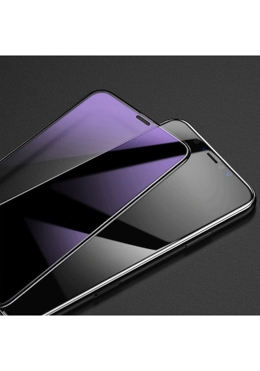 Baseus Apple Uyumlu   iPhone 11 Pro 0.3mm Rigid Edge Anti Blue Light Kırılmaz
