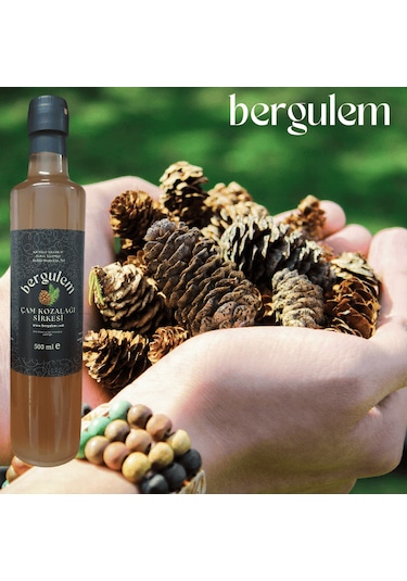 Bergulem Doğal Çam Kozalağı Sirkesi 500 ML
