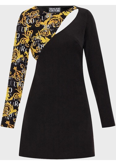 Versace Jeans Couture Bayan Elbise 74hao910 N0103 899 Siyah