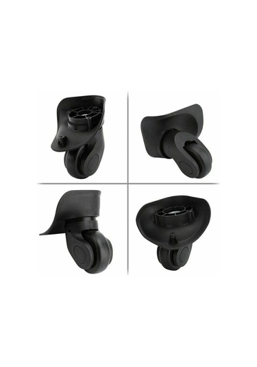 Mufunye Evrensel Yedek Parça Dayanıklı Sessiz Kauçuk Çok Tekerlekli Vites Kolu Tamir Tekerleği Bavul Bagaj Samsonite Platinum Çift Bavul Tekerleri