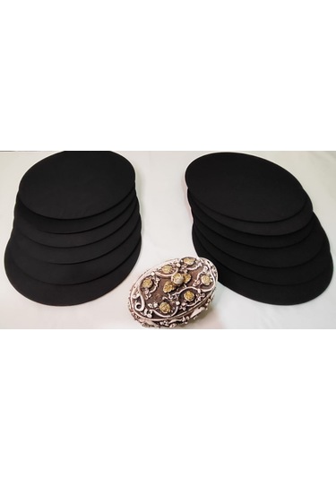 12 Adet Siyah Renk Supla Takımı Siyah