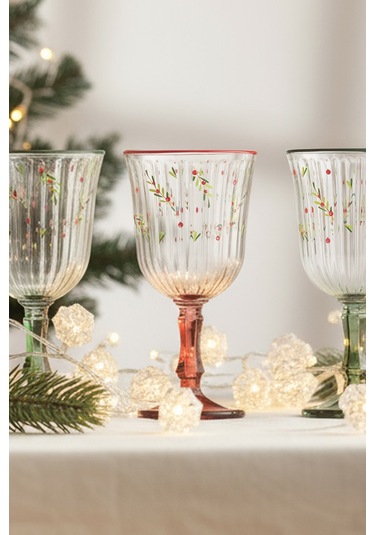 Clara 4'lü Su Kadeh Seti 240 Cc Renkli