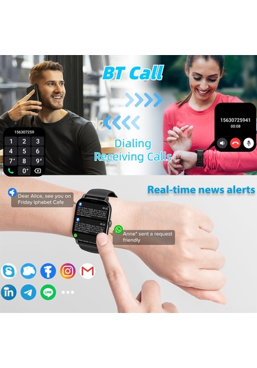 Singree"qx5 Akıllı Saat Bluetooth