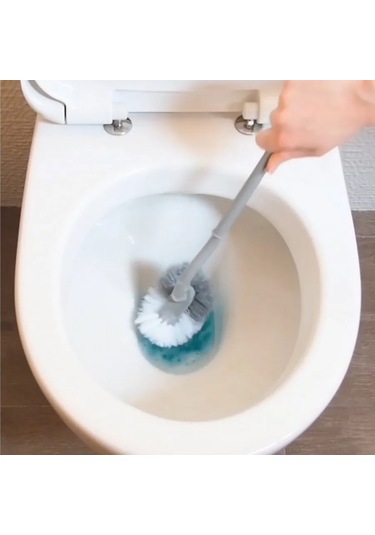 Mul' Tıdom 39 Cm Tuvalet Fırçası. 363369896 Gri