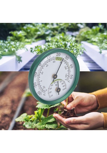 Higrometre, İç Mekan Termometresi, Nem Ölçer, Duvara Asılabilir,