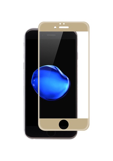 Bufalo Iphone 7 Plus/8 Plus Kavisli 4D Cam Ekran Koruyucu Gold (142492439)