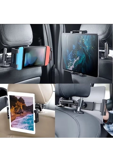 Oneplus Pad Lite Uyumlu Araç İçi Koltuk Arkası 360 Tablet Tutucu