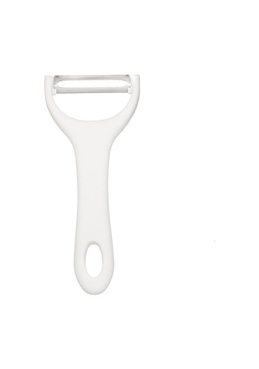 Solingen Mat Beyaz Sapan Soyacak Paslanmaz Alman Çeliği, Ergonomik Sap, Çift Yönlü Kullanım-180 Beyaz