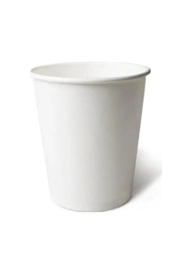 Clever Paper Tek Katlı Kağıt Bardaklar 180 Ml, 100 Ad 18590562 Beyaz
