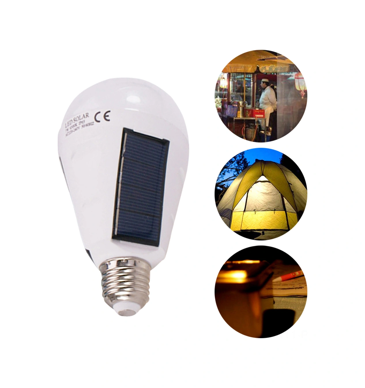 Padalink Güneş Enerjili 12w Led Feneri, 6500k Soğuk Beyaz, Tekli Pil Li-ion, Ev/manzaralı/acil Aydınlatma, Taşınabilir, Kablosuz, E27 Bağlantı Tipi