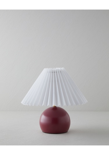English Home Kalida Metal Abajur 24 Cm Bordo Bordo