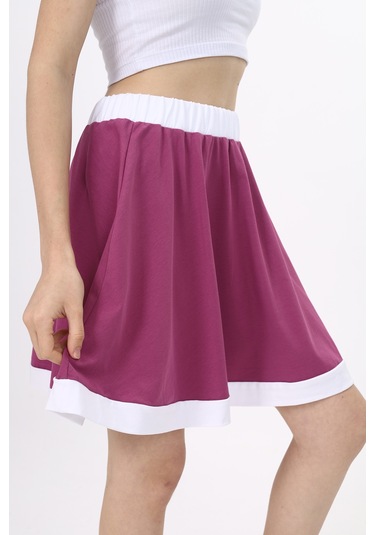 Toontoy Kız Çocuk Etek Mürdüm