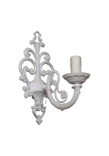 Beyaz Döküm Aplik Beyaz