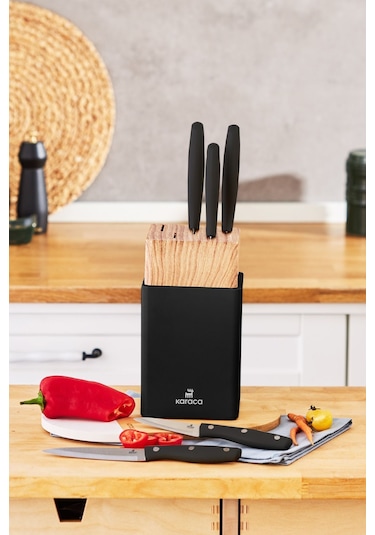 Karaca  Mastercut 6 Parça Bıçak Seti Siyah