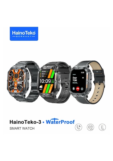 Haino Teko-3 3 Kordonlu Akıllı Saat (İthalatçı Garantili)