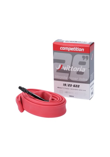 Vittoria Competition Latex 700x19-23 İğne Sibop İç Lastik 48mm Siyah