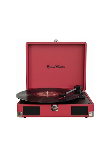 Record Master Rm-311 Kırmızı Renkli Pikap - Tüm Plaklar İle Uyuml