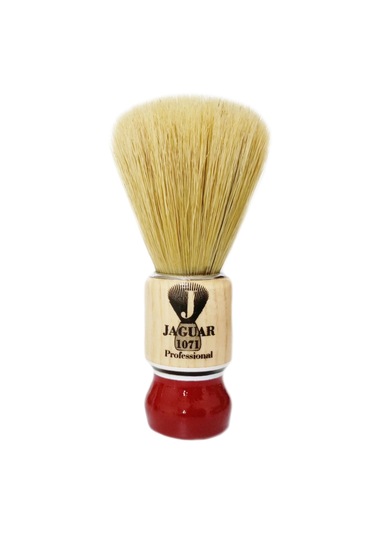 Jaguar 1071 Ahşap Sap Doğal Kıl Tıraş Fırçası, Tıraş Sabunu Seti