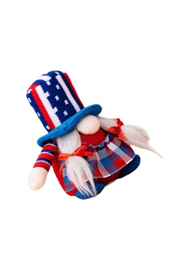 Bağımsızlık Günü Dekor Seti Vatansever Cüce Çok Renkli Yuvarlak E