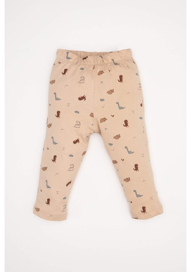 DeFacto Erkek Bebek Pijama Takımı Dinazor Desenli Uzun Kollu Penye Üst Beli Lastikli Uzun Alt D6811A5NSBG390 Bej DeFacto Erkek Bebek Pijama Takımı Dinazor Desenli Uzun Kollu Penye Üst Beli Lastikli Uzun Alt D6811A5NSBG390 Bej