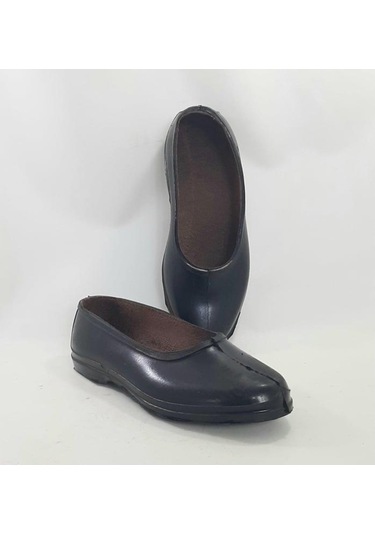 Yemeny Emenek Siyah Astarlı Garalastik Mest Ayakkabı