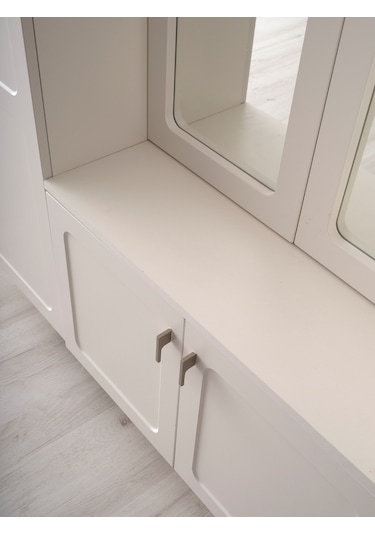 Neva Mdf Portmanto Krem - Meşe