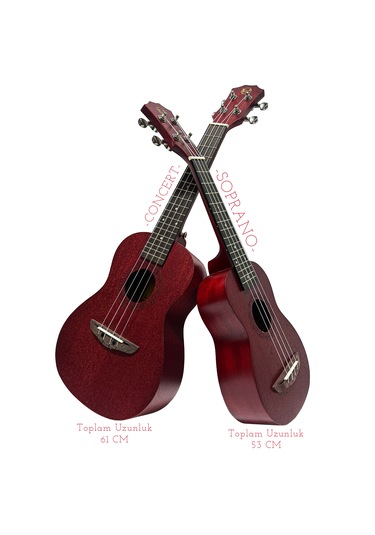 Fourtune Elio UKS-21RD Soprano Ukulele Maun Hakiki Ağaç (ÖZEL SERİ)