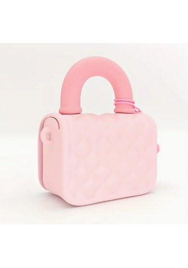 Çanta, Sevimli Taşınabilir Mini Carry-on Kız Küçük Omuz Çantası Pembe