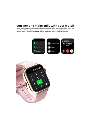 Wezone QS08pro 1.83" Hd  Ekran Akıllı Saat  (İthalatçı Garantili)