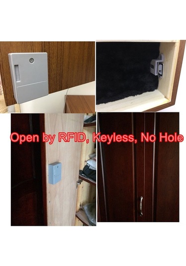 Youmex Görünmez Akıllı Şifreli Kilit: Çekmeceler, Dolaplar İçin Entegre Edilebilir, Pil Yok, Mavi Kartlı, Abs Malzeme, Gizli Kilit Fonksiyonu Diğer