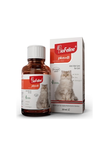 Biofeline Plus+B Kediler için Biotin Çinko 50 ML