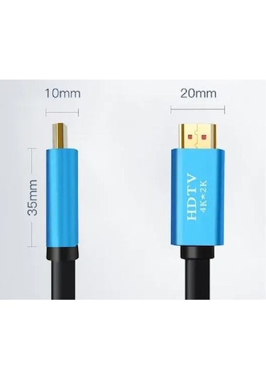 10 Metre Görüntü Aktarımı İçin Hdmı To Hdmı Video Kablosu Rightcable Jwd-02