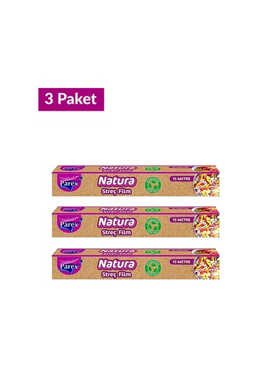 Natura Streç Film 15 Mt Üçlü Set