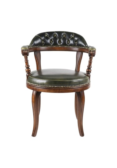 Majesta Classic Ahşap Sandalye Yeşil