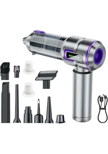 St-6697aplus 20000 Pa Kablosuz Şarjlı Vakum Üfleme Araç Süpürge