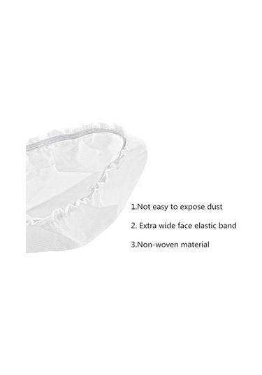 Ulzyvf Manikür Çantası, Toz Toplama & 20 Parça Aksesuar Seti, Beyaz Beyaz