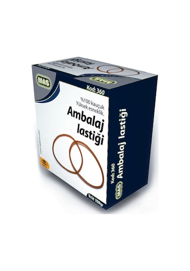 Mas 360 Ambalaj Lastiği 200Gr %100 Kauçuk