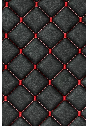 Kapitone Nakışlı Döşemelik Suni Deri 6mm Süngerli 100cm X 140cm 001
